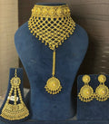 Antique gold choker set