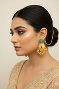 Kashmiri earrings with sahare