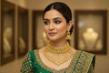 Antique gold Chandram necklace set