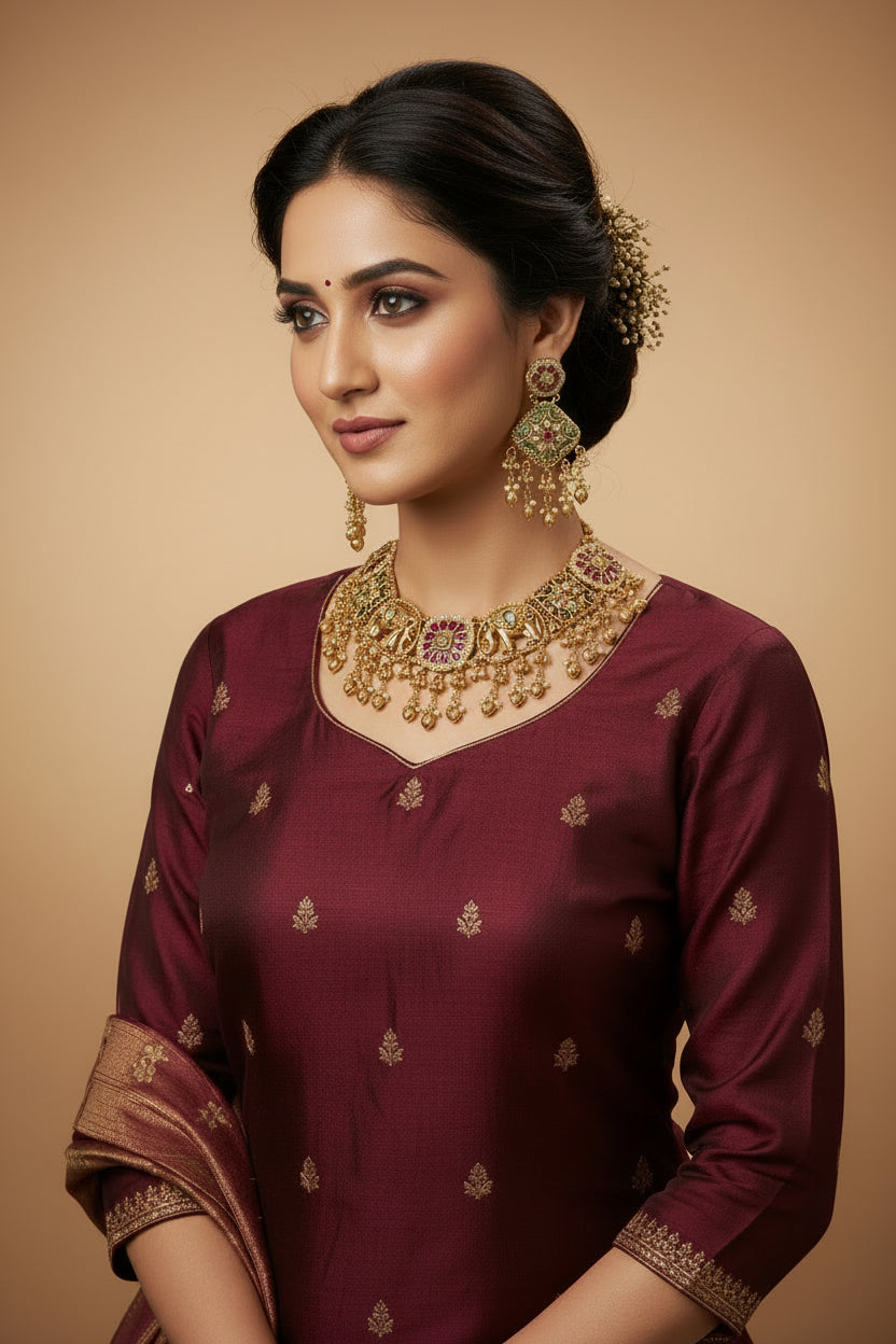 Traditional heritage jewelry set