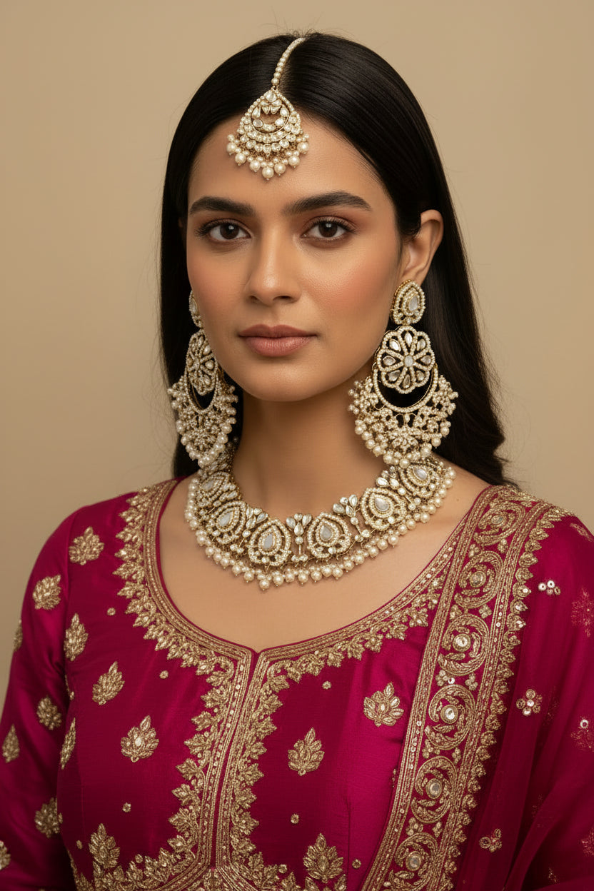 Kundan Polki Choker Set