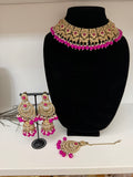 Polki-style Kundan choker set